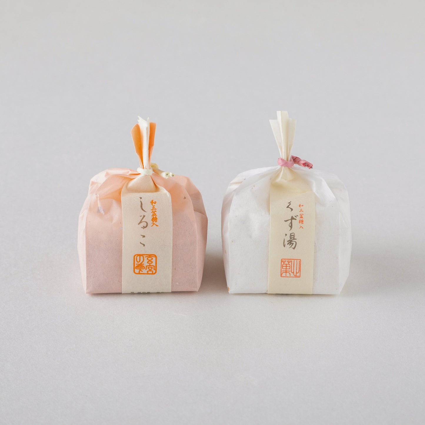 お汁粉 3個 + くず湯 2個(5個入 化粧箱入)